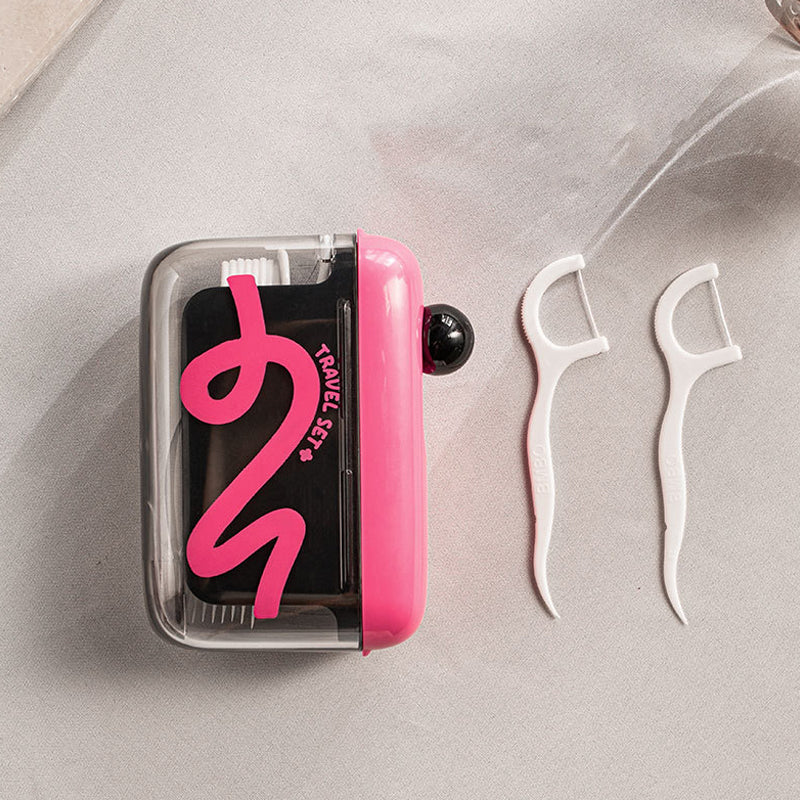 Dental Floss Dispenser One-Button Dispensing Refillable & Dustproof