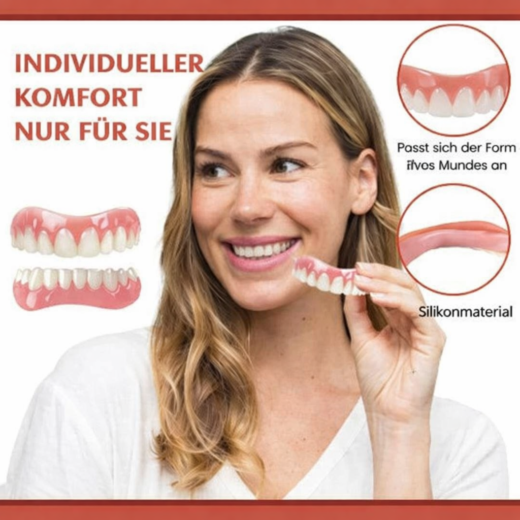 Denture Cushion Soft Medical-Grade Silicone Non-Slip & Pressure Relief