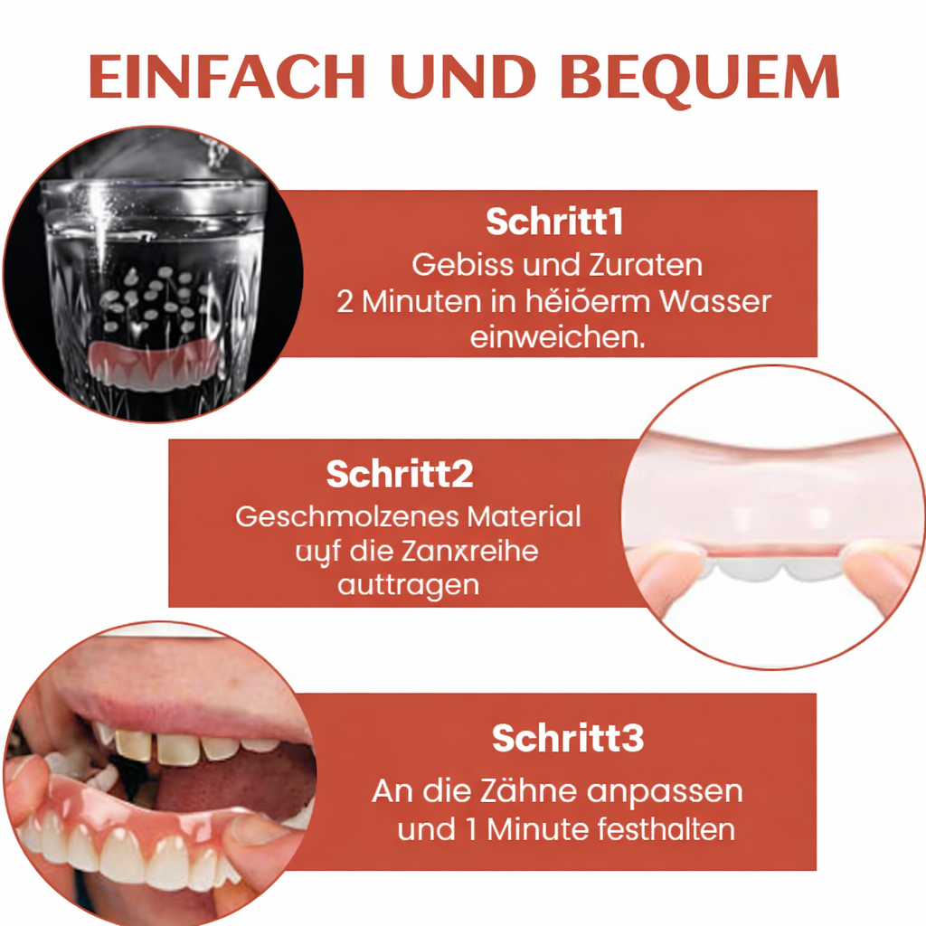 Denture Cushion Soft Medical-Grade Silicone Non-Slip & Pressure Relief