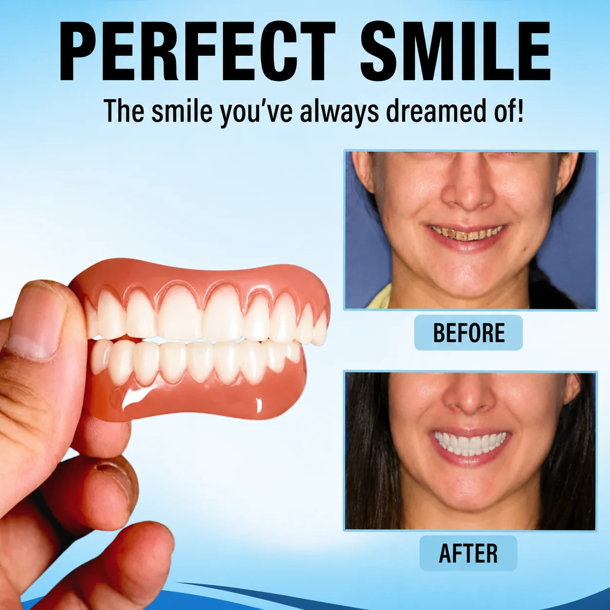 Denture Reliner Set Instant-Fit Medical-Grade Silicone