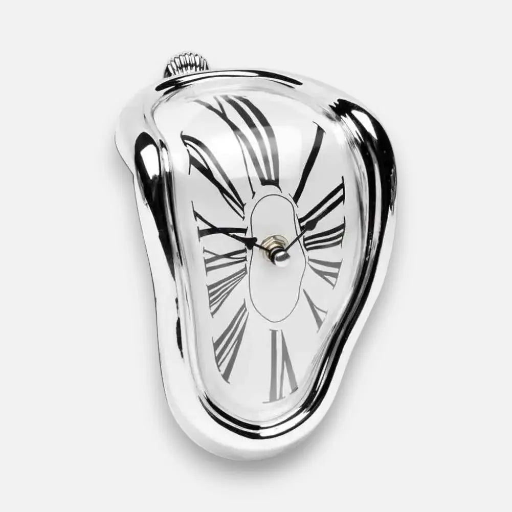 Desk Clock Surreal Melting Design Quartz Movement