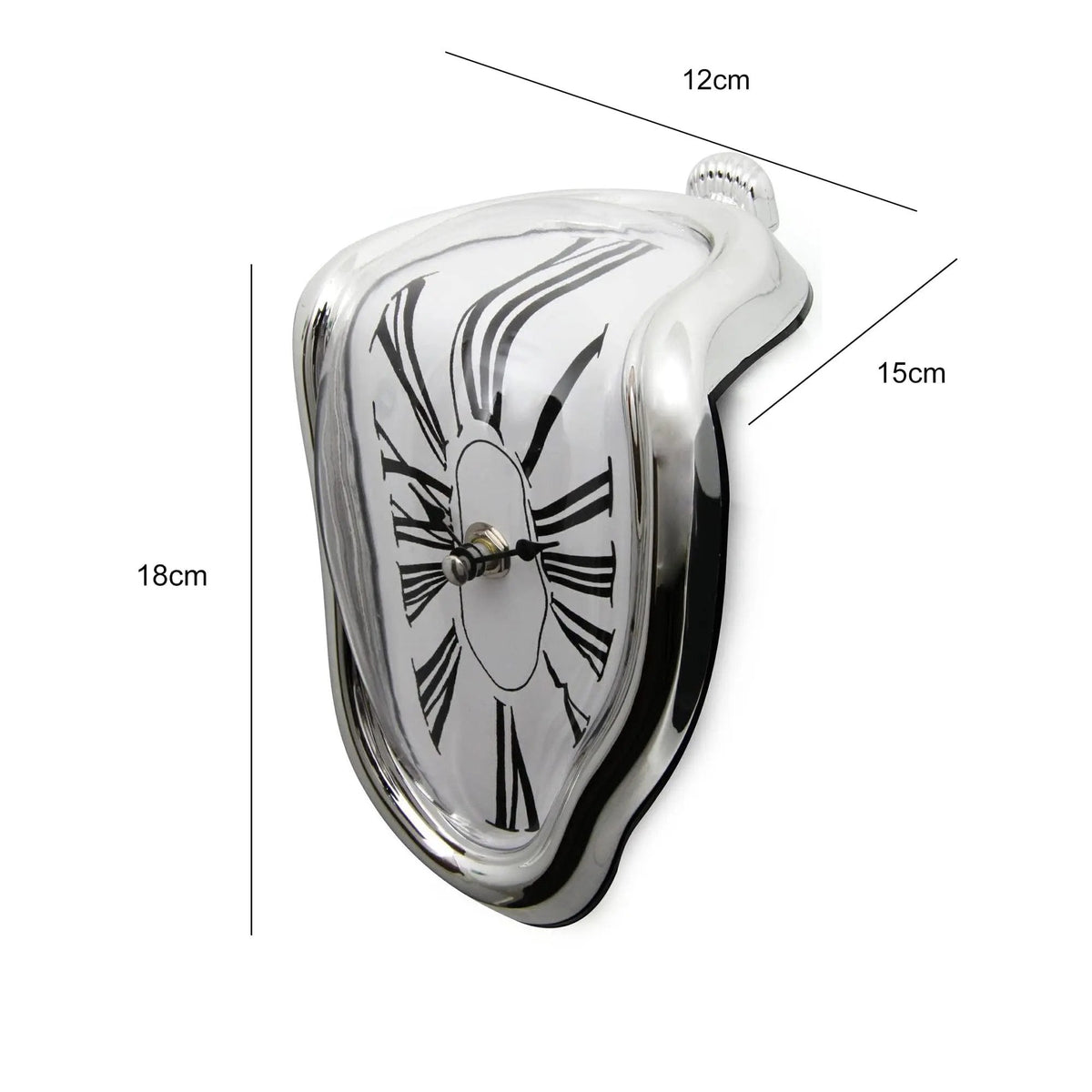 Desk Clock Surreal Melting Design Quartz Movement