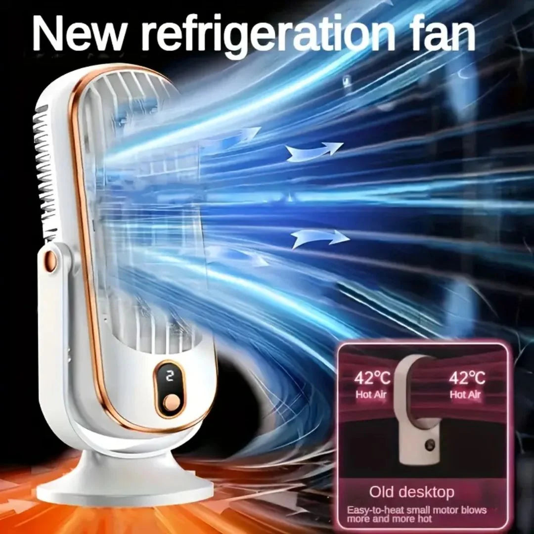 Desk Fan USB Rechargeable Whisper-Quiet
