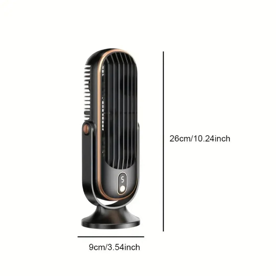 Desk Fan USB Rechargeable Whisper-Quiet