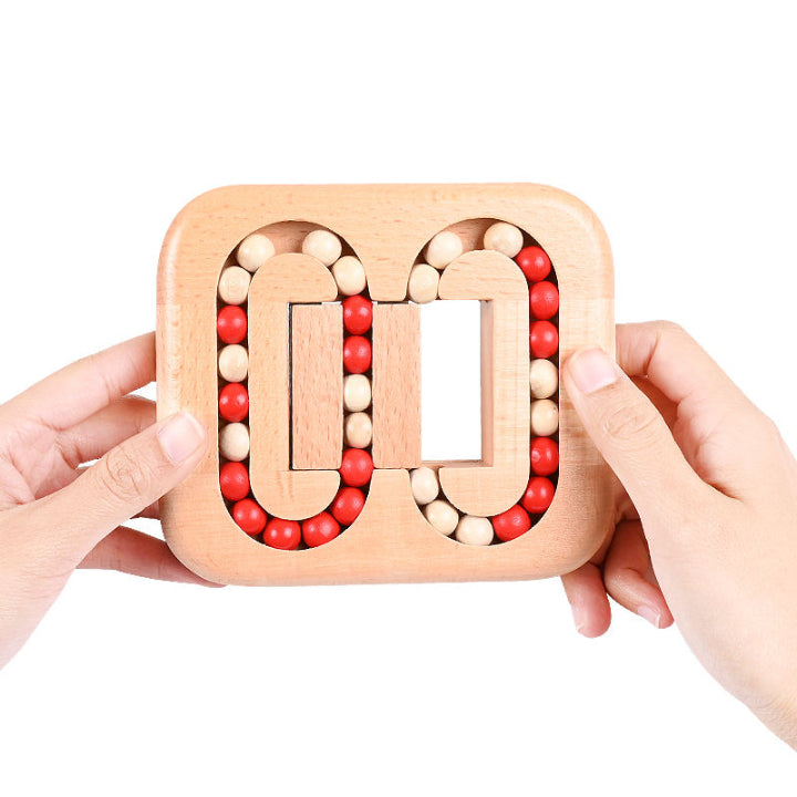 Desk Fidget Toy Wooden Quiet Rotating Portable