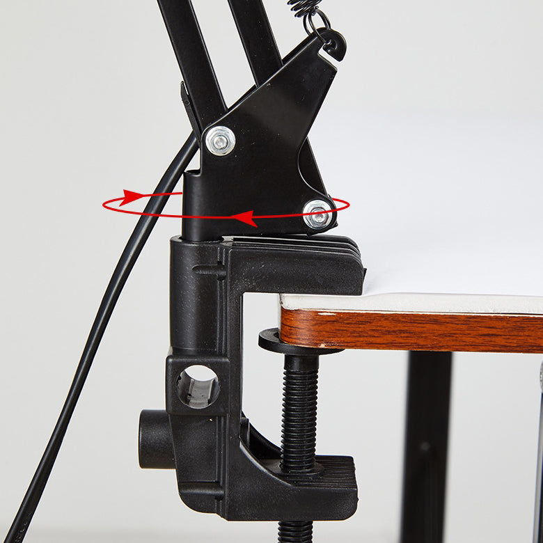 Desk Lamp Adjustable Arm Table Clamp