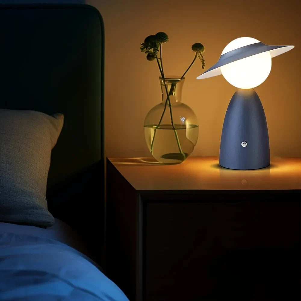 Desk Lamp Battery-Powered Wireless Charging Touch Control