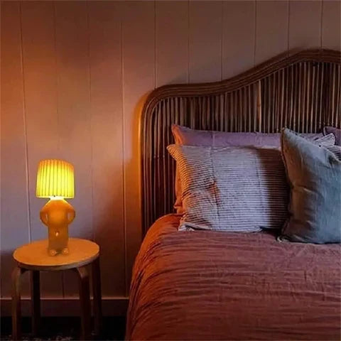 Desk Lamp Decorative Figurine Warm Ambient Light E27 Socket