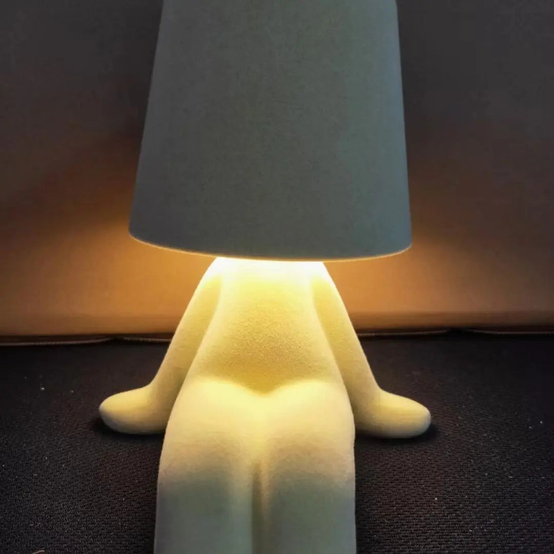 Desk Lamp Figurine Design LED & Rechargeable Battery