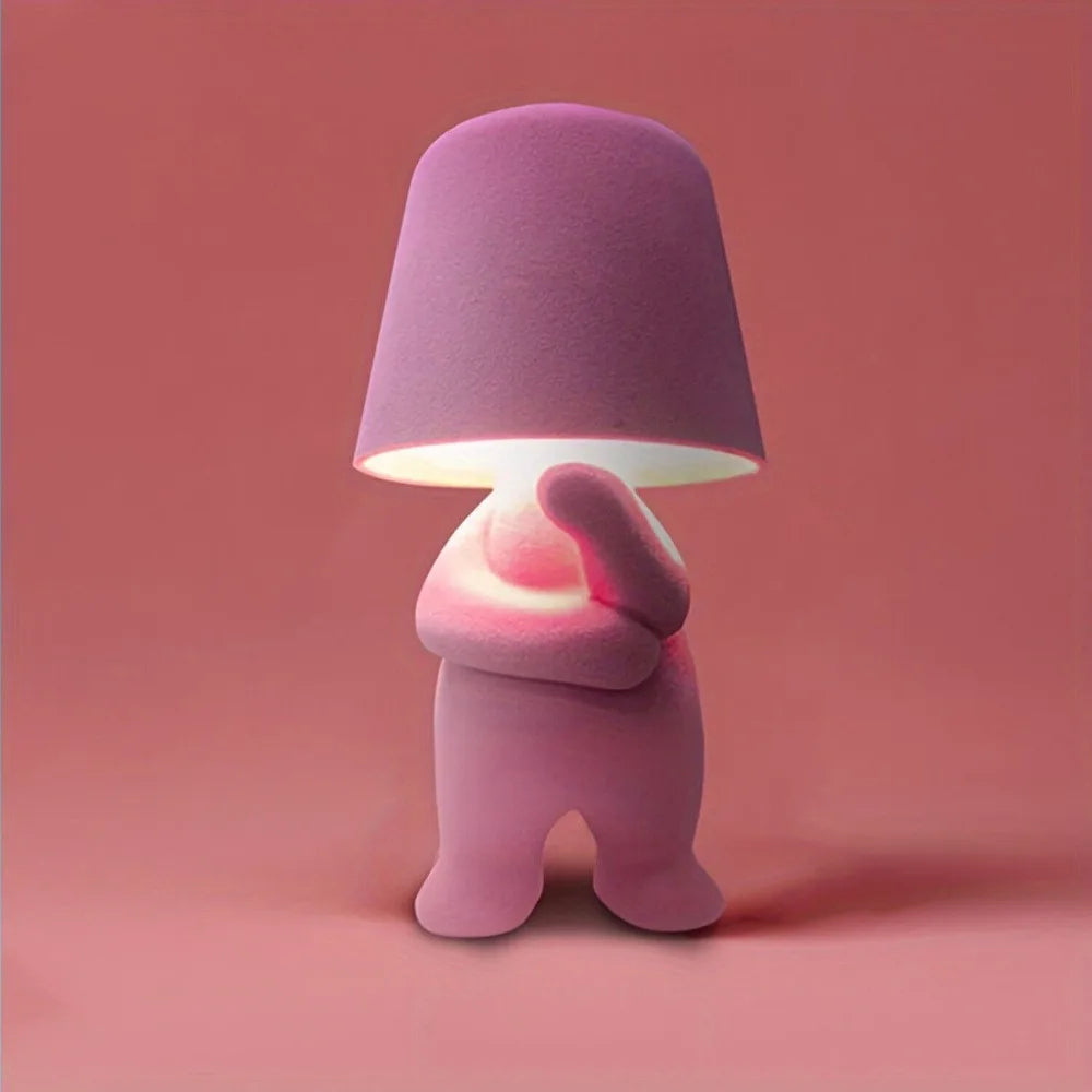 Desk Lamp Figurine Design LED & Rechargeable Battery