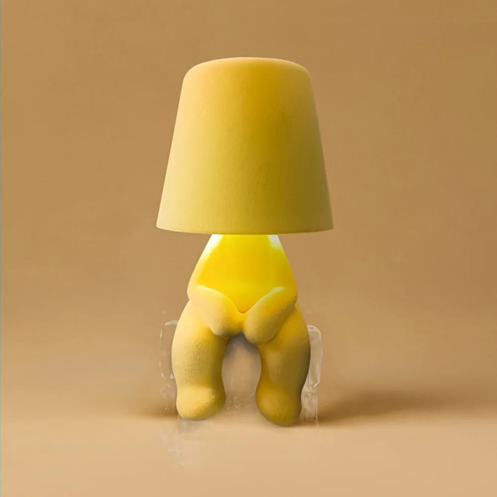 Desk Lamp Figurine Design LED & Rechargeable Battery