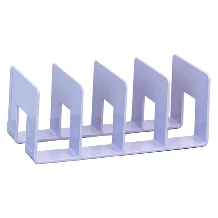 Desk Organizer Four Extra-Large Compartments Vertical Or Horizontal