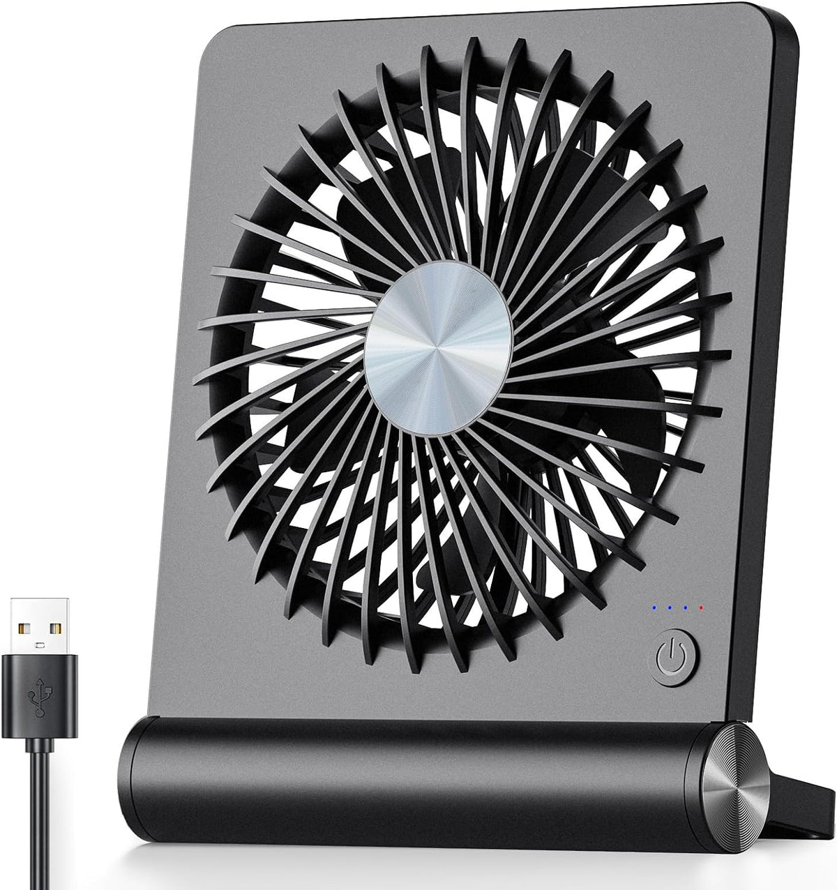 Desktop Fan Ultra-Quiet USB-Powered Adjustable Tilt