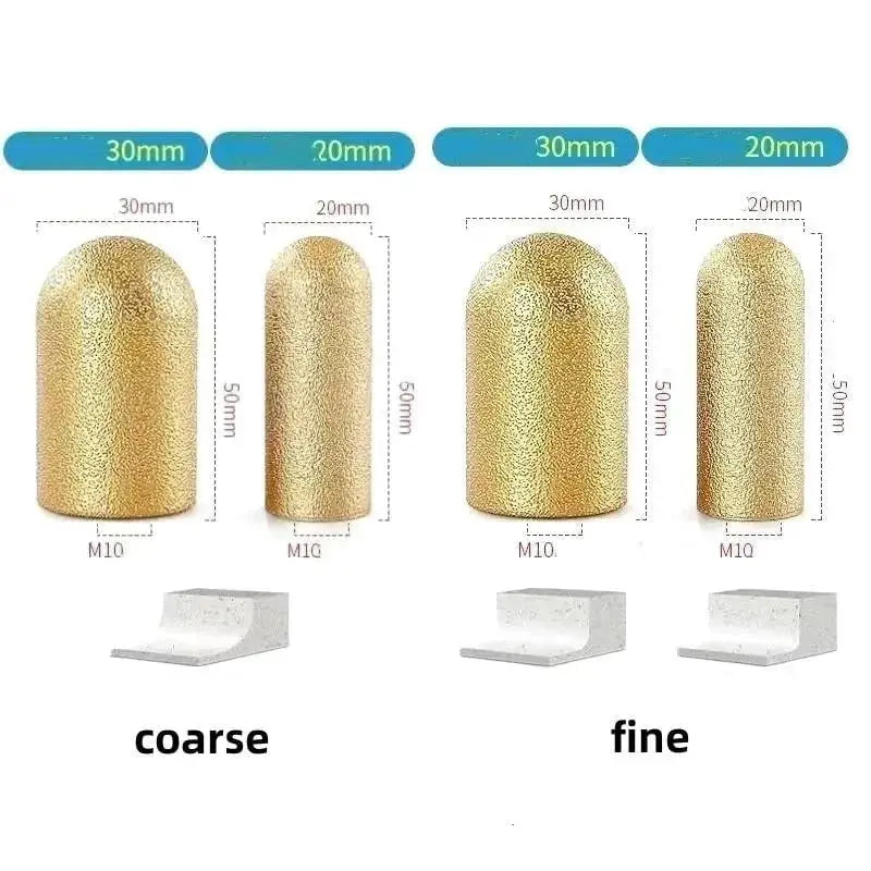 Diamond Grinding Wheel Set Diamond-Coated Burr-Free Finish