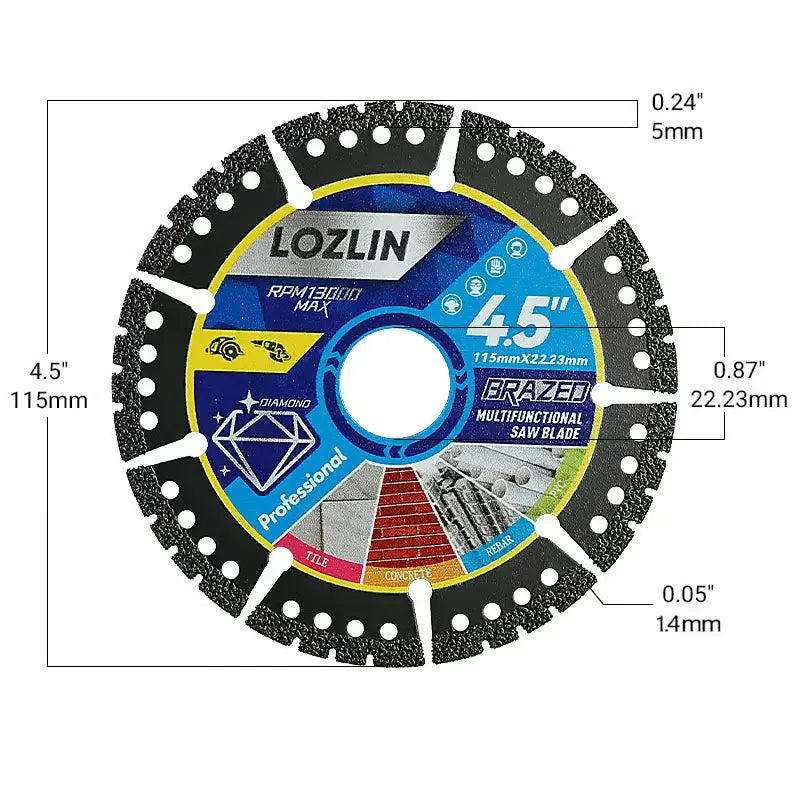 Diamond Saw Blade Ultra-Thin Diamond-Coated 2-Pack