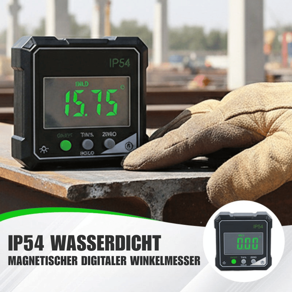 Digital Angle Gauge Magnetic Base Hands-Free 0.2° Accuracy