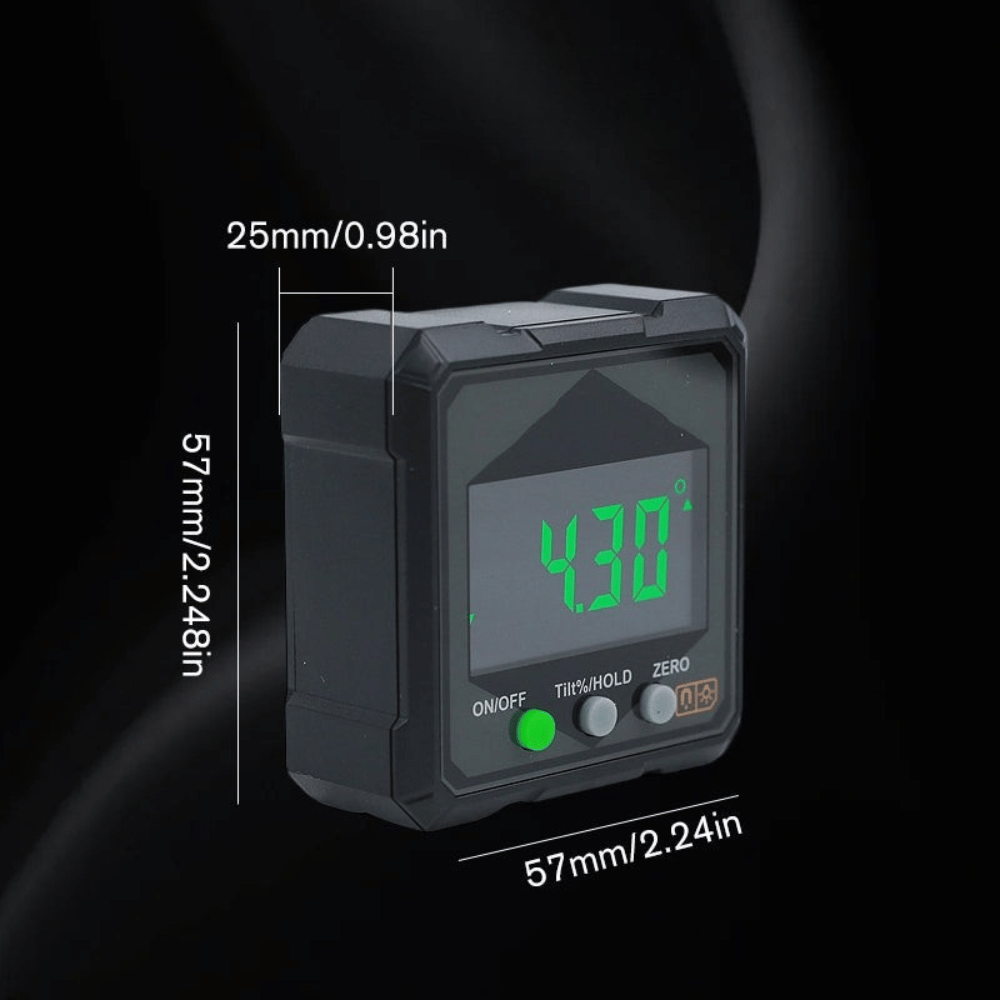 Digital Angle Gauge Magnetic Base Hands-Free 0.2° Accuracy