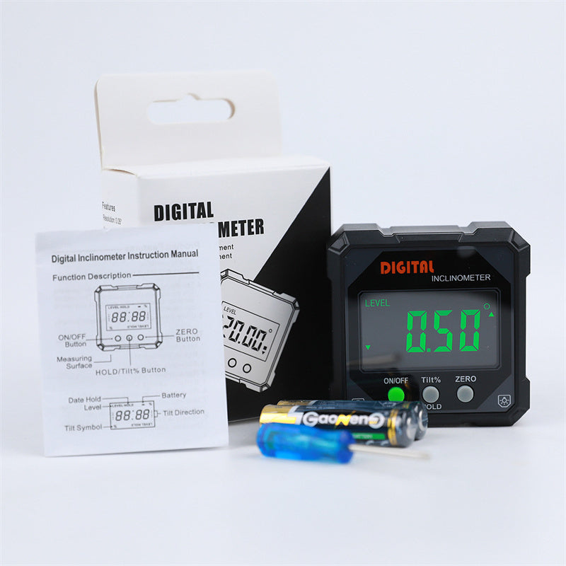 Digital Angle Gauge Magnetic Base Hands-Free 0.2° Accuracy