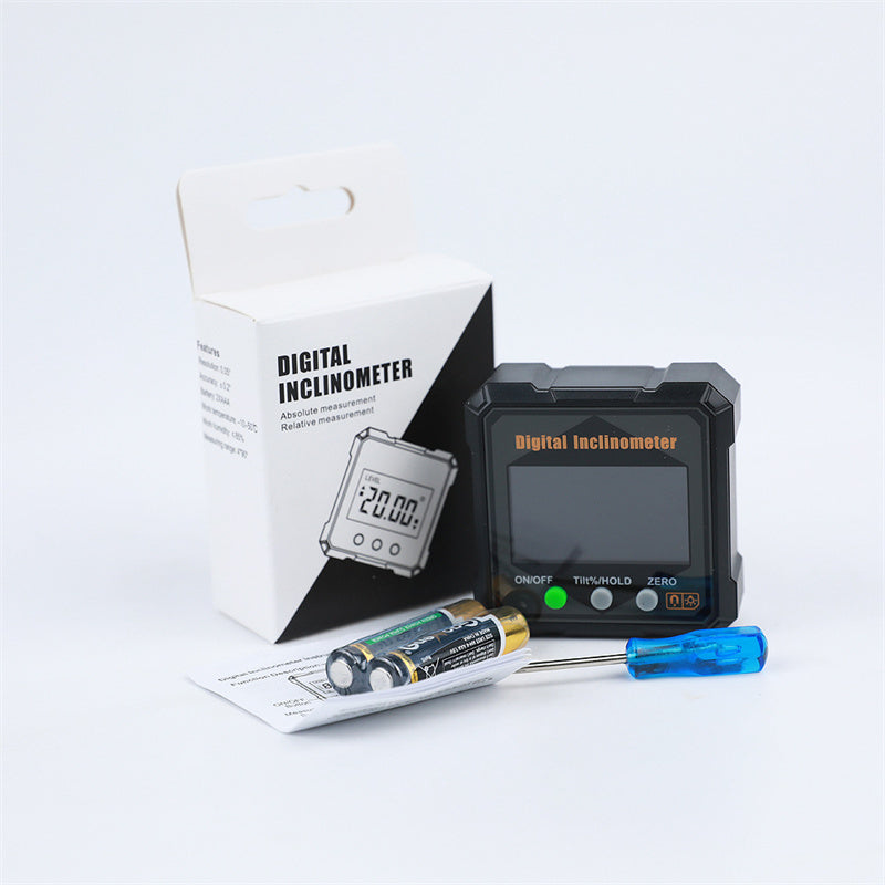 Digital Angle Gauge Magnetic Base IP54 0.2° Accuracy
