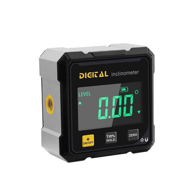 Digital Angle Gauge Magnetic Base & Illuminated LCD