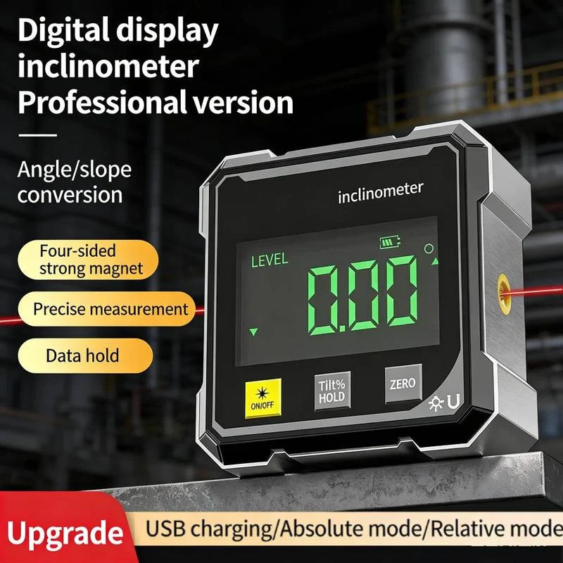 Digital Angle Meter 0.2 Degree Accuracy Magnetic Base