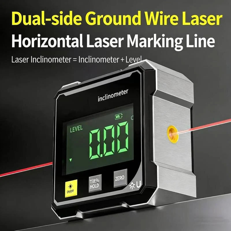 Digital Angle Meter 0.2 Degree Accuracy Magnetic Base