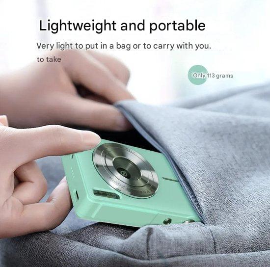 Digital Camera Retro Design One-Click 1080p Video