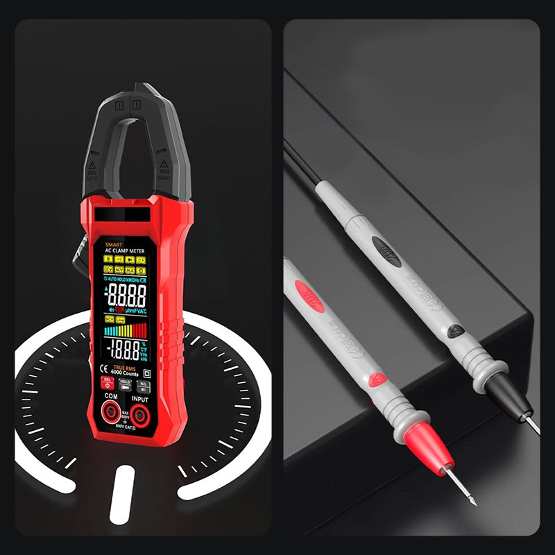 Digital Clamp Meter Auto-Ranging 600A AC/DC NCV