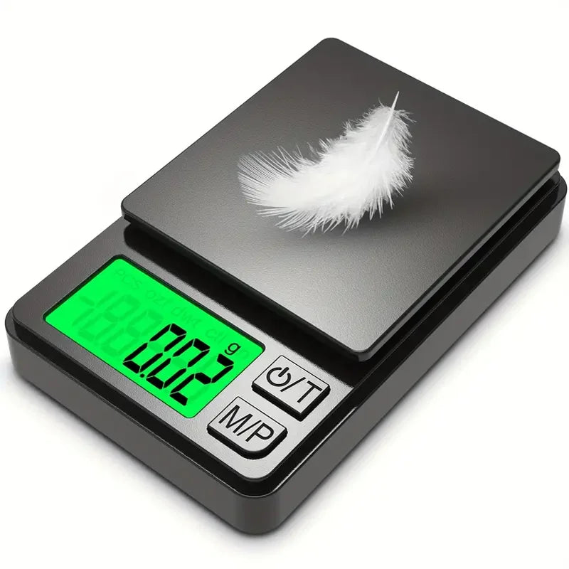 Digital Kitchen Scale Ultra-Precise Compact Backlit LCD