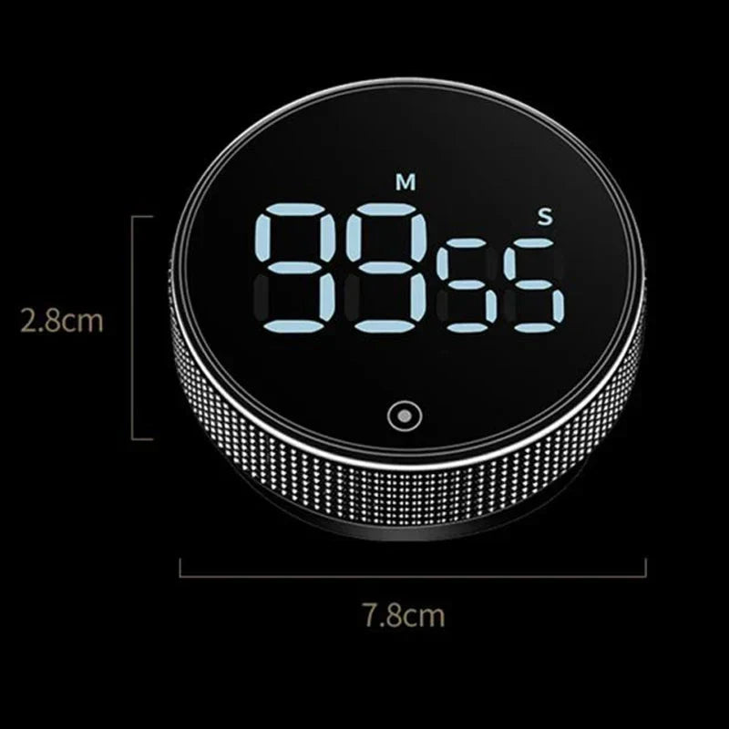 Digital Kitchen Timer Large LCD Magnetic Back