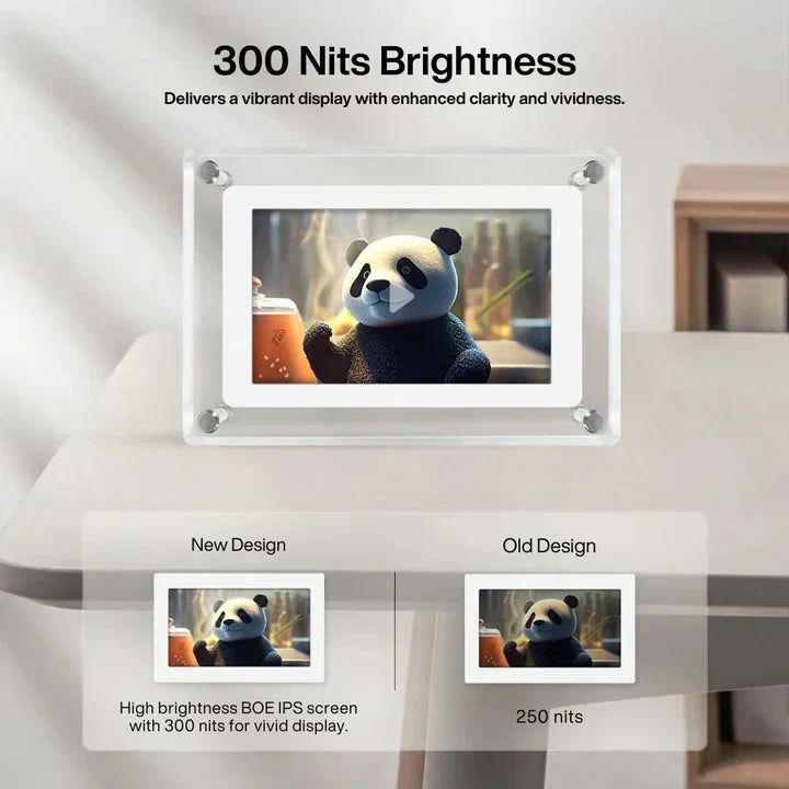 Digital Photo Frame 7 Inch HD USB-C & Wireless