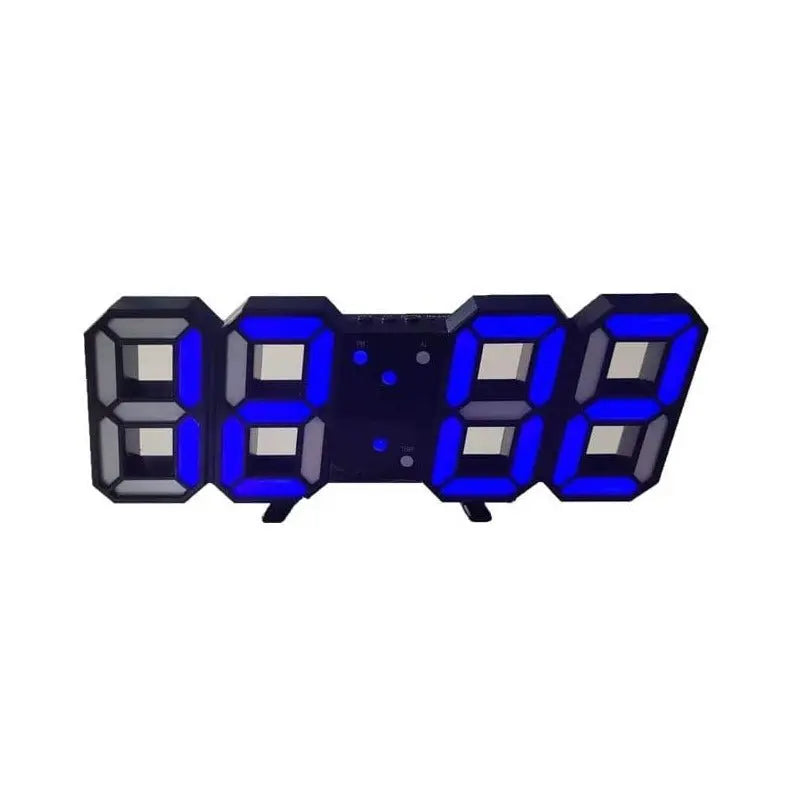 Digital Wall Clock Large Dimmable LED Remote & USB-Powered