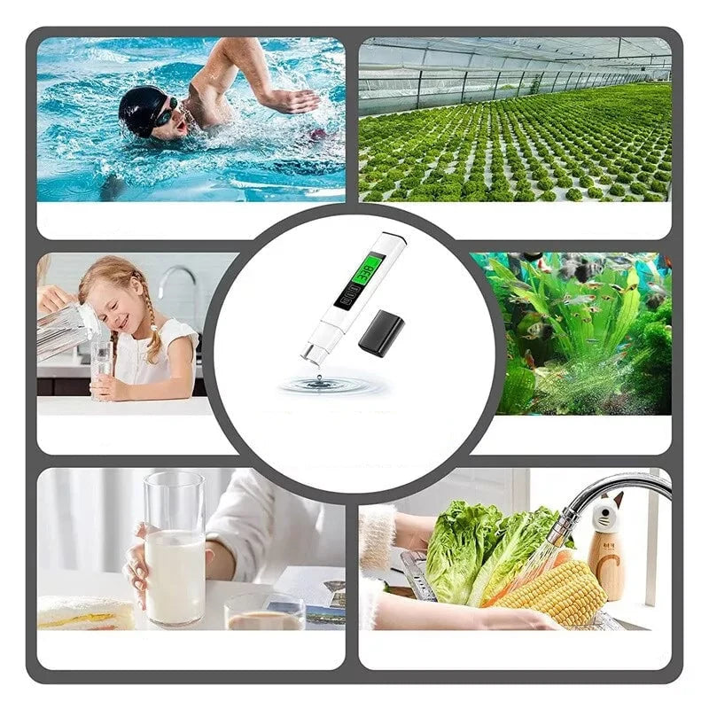 Digital Water Tester 4-In-1 TDS EC PPM & Temp