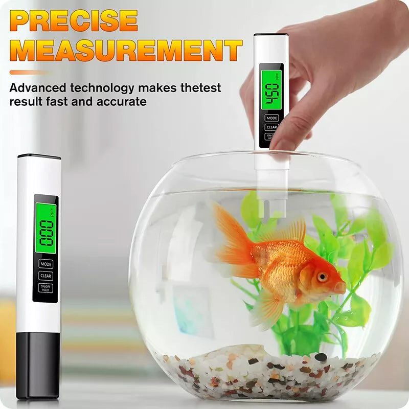Digital Water Tester 4-in-1 TDS EC Temp Backlit Display