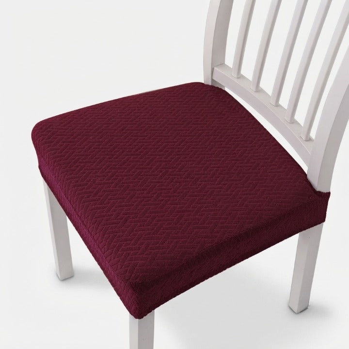 Dining Chair Covers Elastic Jacquard Water-Repellent Set of 4