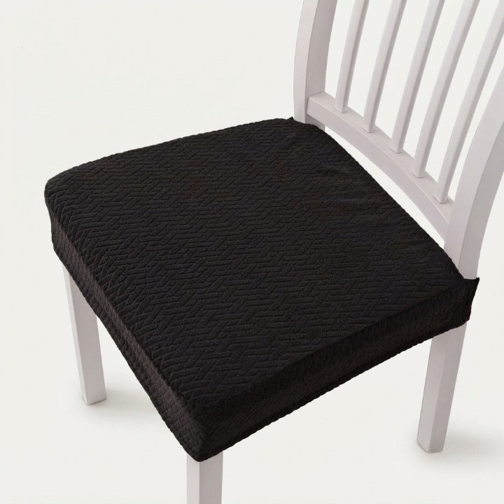 Dining Chair Covers Elastic Jacquard Water-Repellent Set of 4