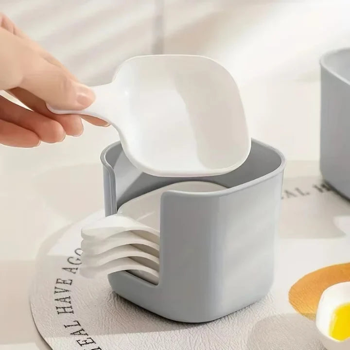 Dip Bowl Set Removable Bowls Space-Saving Holder