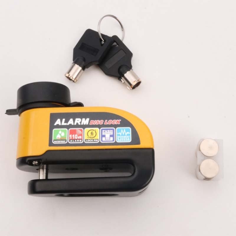 Disc Brake Lock 110 dB Alarm & Motion Sensor
