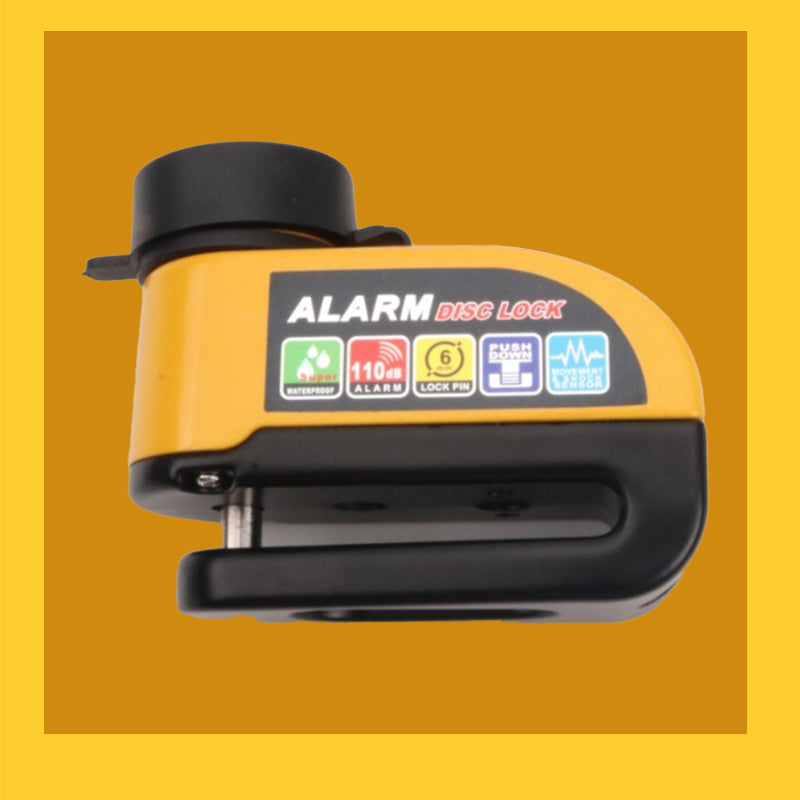 Disc Brake Lock 110 dB Alarm & Motion Sensor