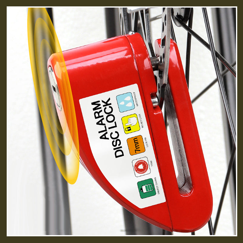 Disc Lock 110 dB Alarm Aluminum Alloy Weatherproof