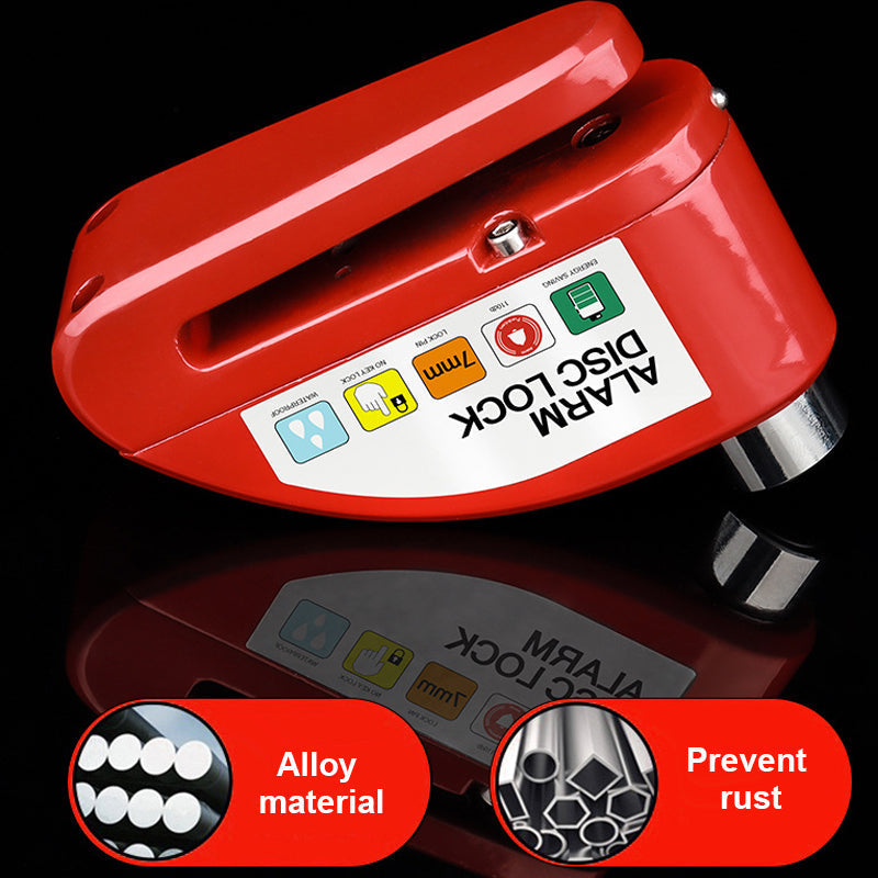 Disc Lock 110 dB Alarm Aluminum Alloy Weatherproof