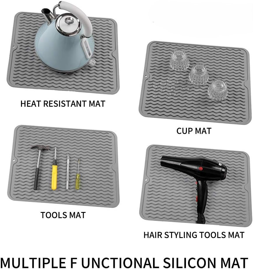 Dish Drying Mat Food-Grade Silicone Non-Slip