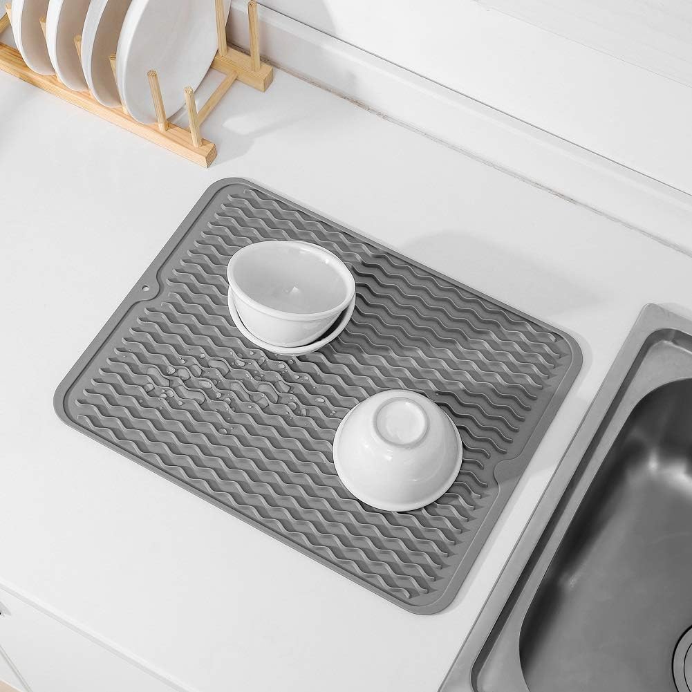 Dish Drying Mat Food-Grade Silicone Non-Slip