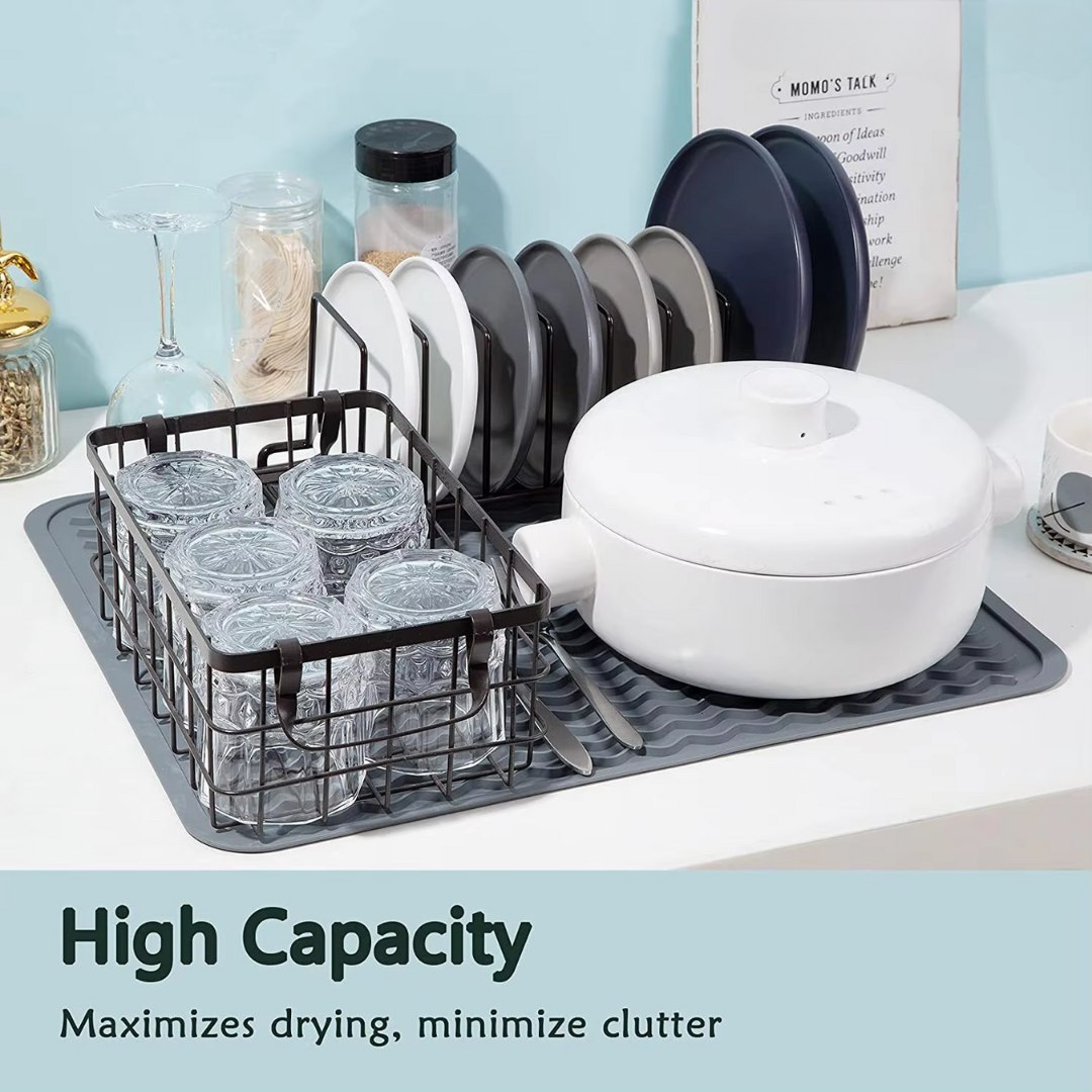 Dish Drying Mat Food-Grade Silicone Non-Slip