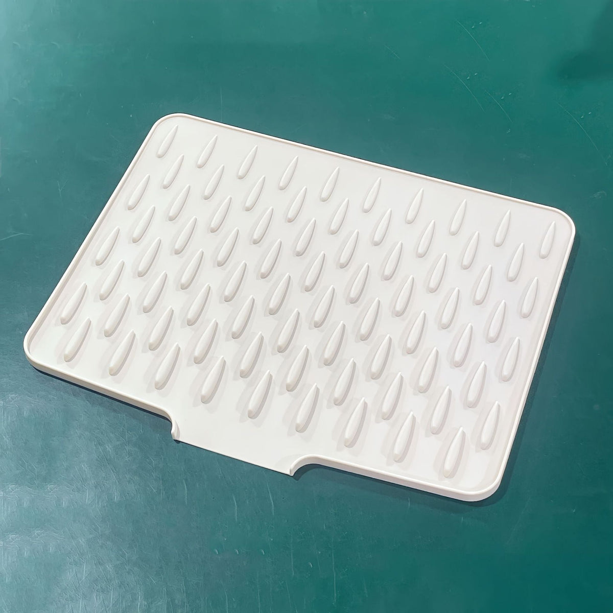 Dish Drying Mat Silicone Drainage Channel Non-Slip