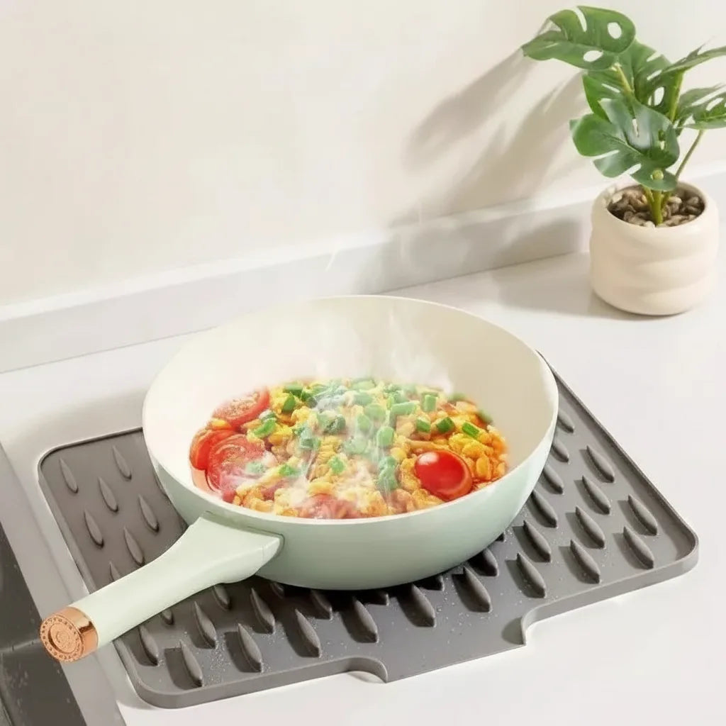 Dish Drying Mat Silicone Non-Slip Heat-Resistant