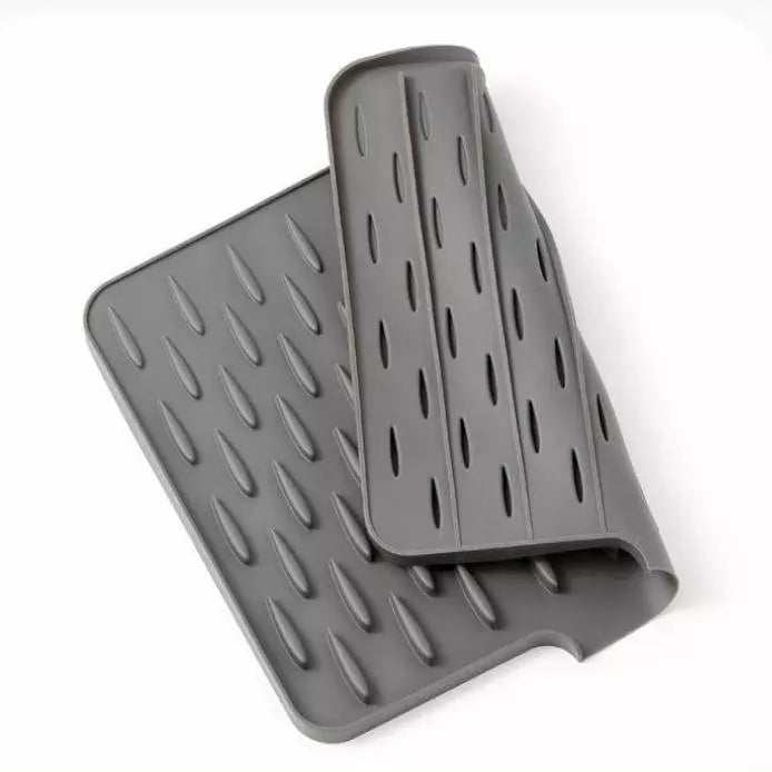 Dish Drying Mat Silicone Non-Slip Heat-Resistant