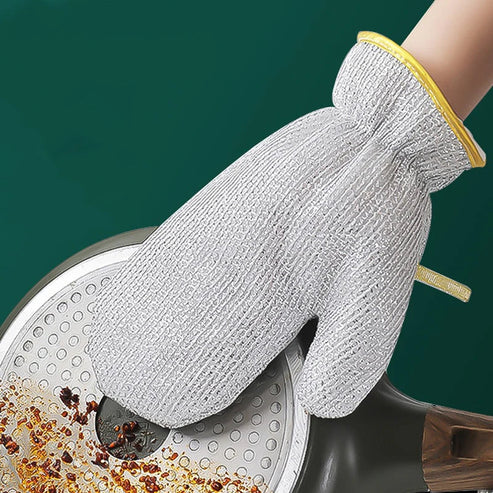 Dishwashing Gloves Heat-Resistant Silicone Ergonomic Grip