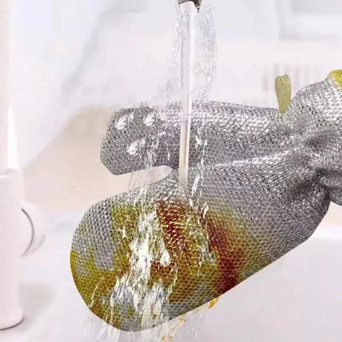 Dishwashing Gloves Heat-Resistant Silicone Ergonomic Grip