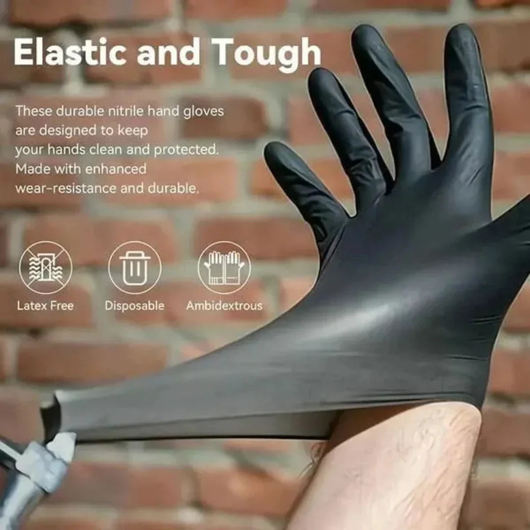 Disposable Gloves Nitrile Non-Slip & Latex-Free